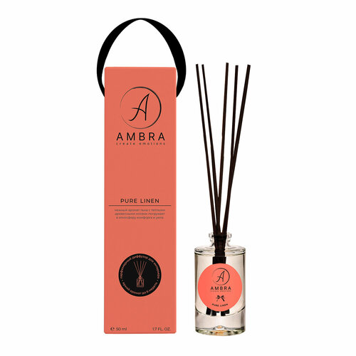 Аромадиффузор Ambra Чистый лен (Pure Linen), 50 мл