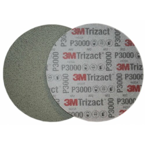 фото Абразивный полировальный круг 3m trizact hookit р3000 150мм 1 шт