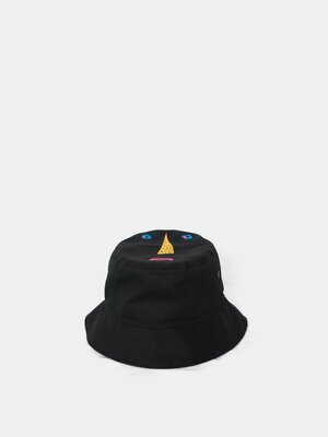 Панама Jungles Jungles Big Face Bucket Hat Black, размер OneSize, черный