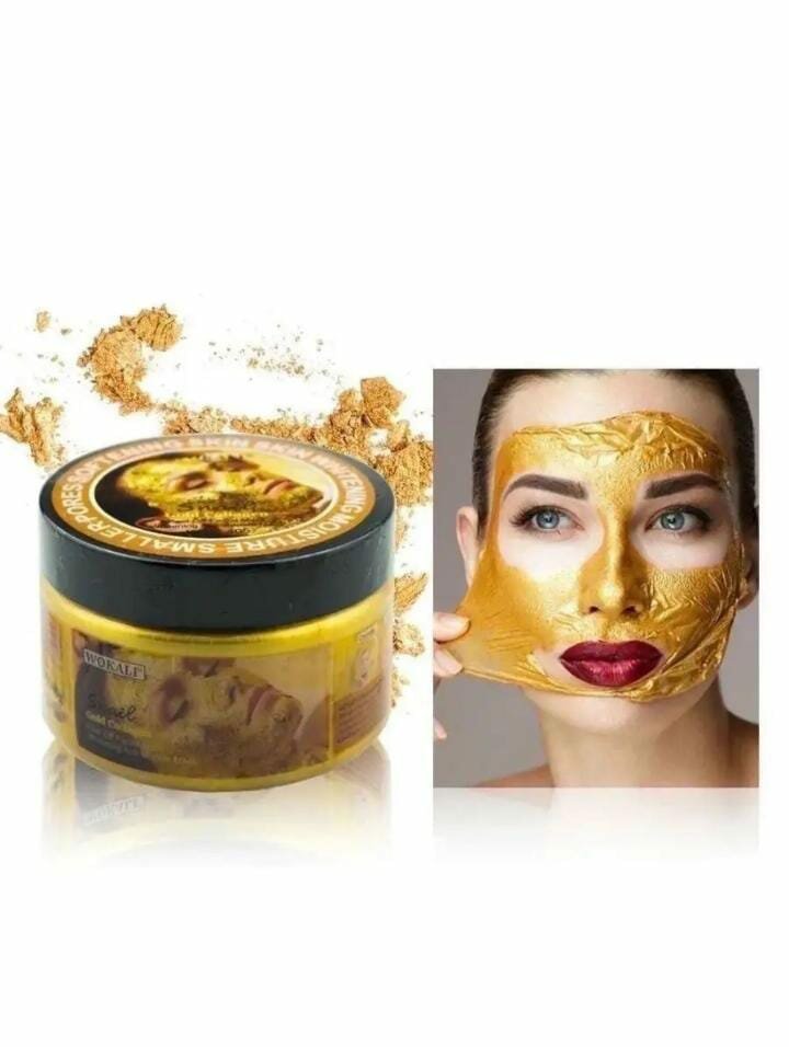 Золотая маска для лица с коллагеном Wokali Snail Gold Collagen 300мл