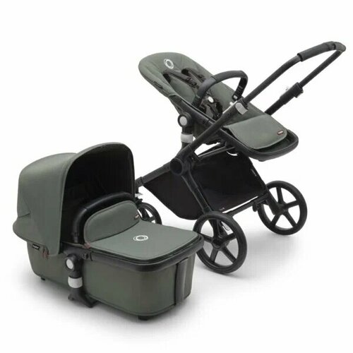 Коляска 2в1 Bugaboo Fox Cub complete BLACK/FOREST GREEN-FOREST GREEN 100175049 кепка nordkapp forest waterfowl green