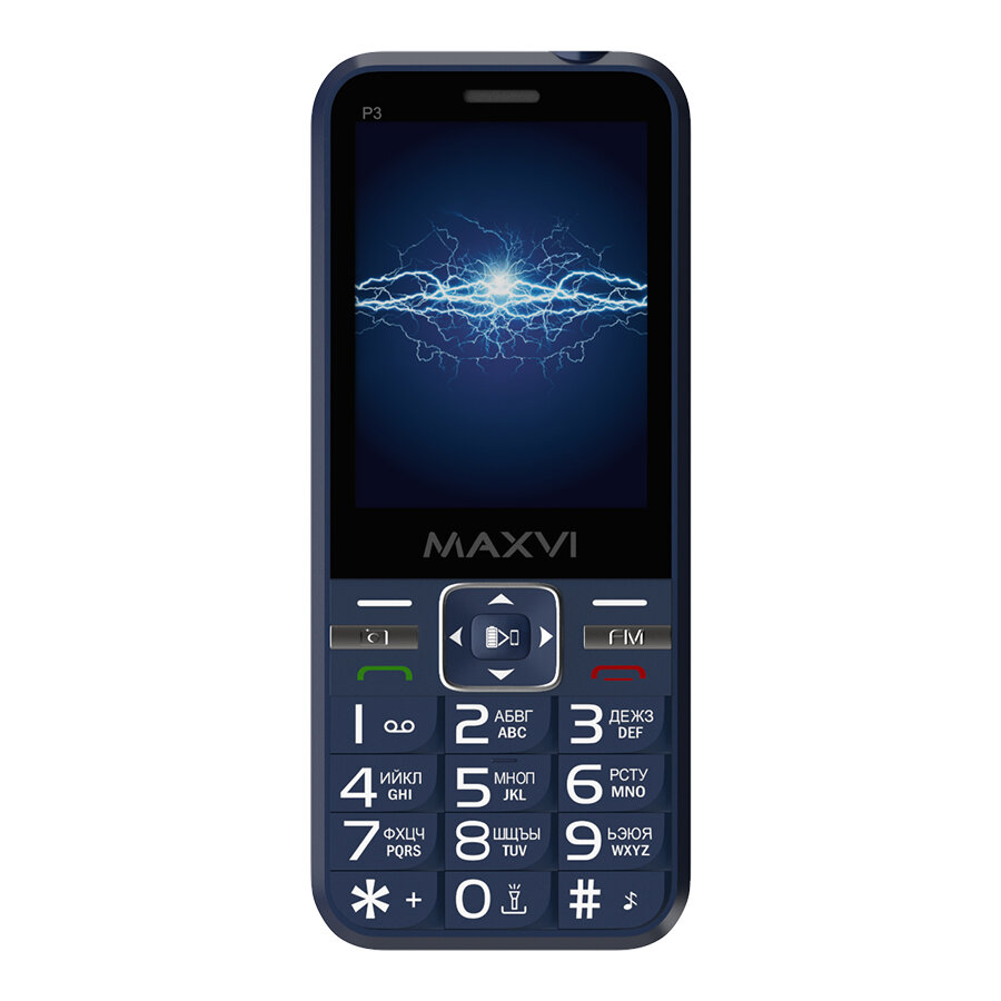 Телефон MAXVI P3, 2 SIM, blue