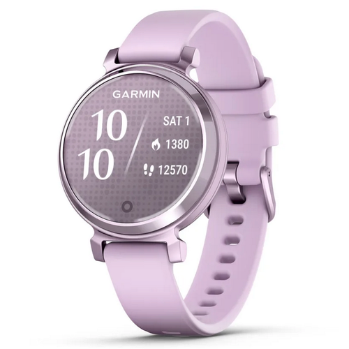 Умные часы Garmin Lily 2 Metallic Lilac with Lilac Silicone Band (010-02839-01) умные часы garmin venu sq 2 cream gold aluminum bezel with white case and silicone band 010 02701 01