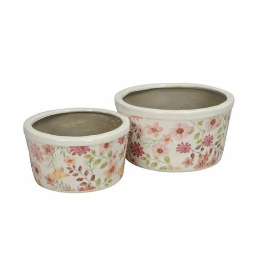 Набор из 2-х кашпо Маргаритки 16x9см 195x105см 2620₽