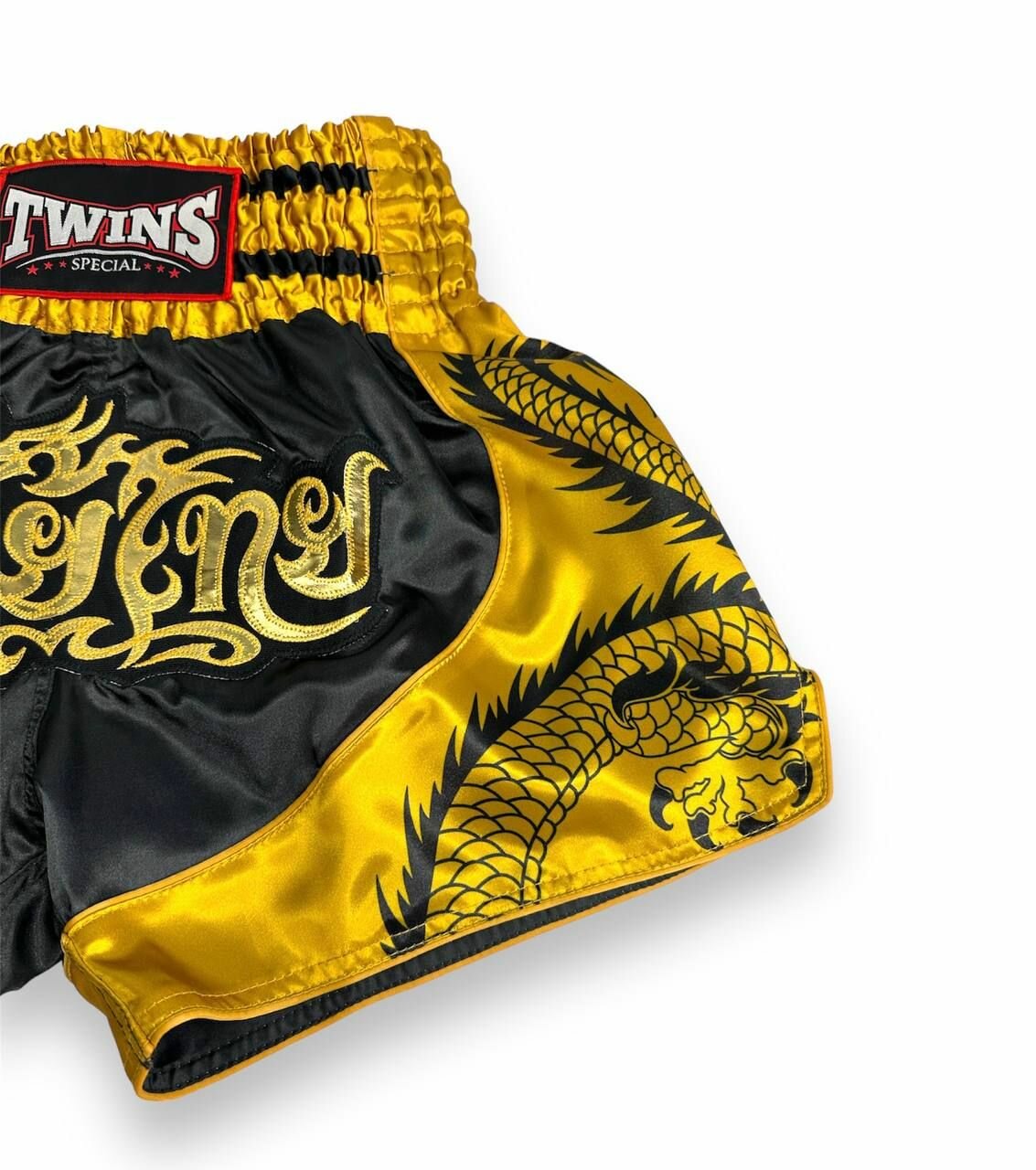 Трусы боксерские Twins Special Базовая коллекция, размер M, черный, золотой — фото 1