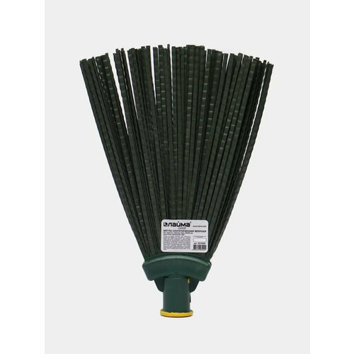 Метла синтетическая веерная 29х26 см без черенка крепление еврорезьба 2 лайма 799₽