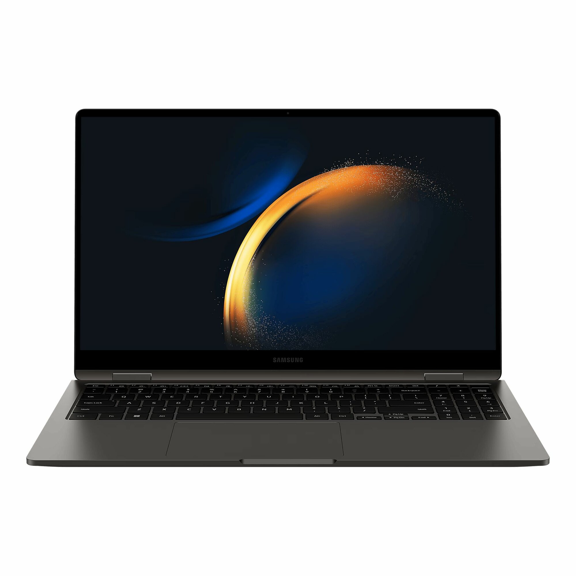Ноутбук SAMSUNG Galaxy Book 3 360 15.6", Гравировка, Евровилка, Graphite (NP750QFG-KA2IN_gopwr)