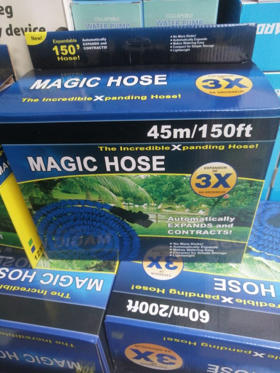 Шланг поливочный MAGIC HOSE 45m синий