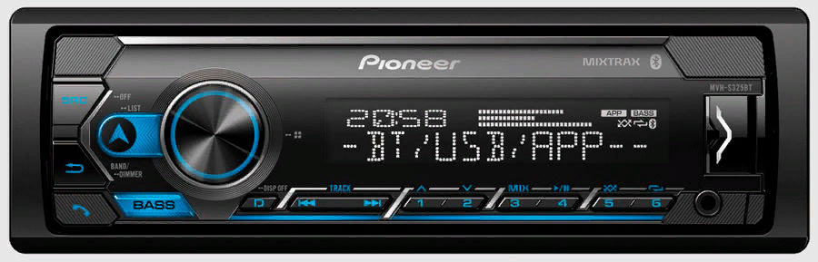 Автомагнитола Pioneer 1DIN 4x50Вт