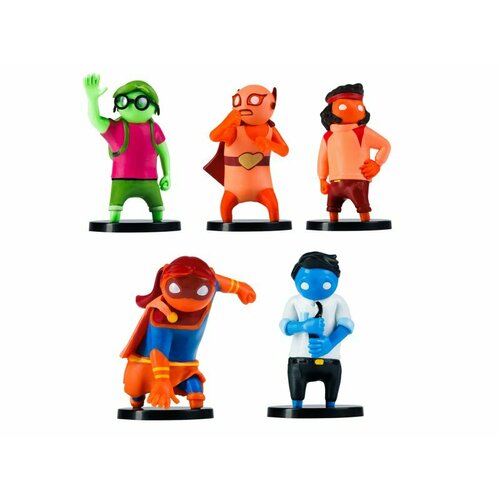 Набор фигурок PMI Gang Beasts Красный герой в плаще 5 шт 3598₽