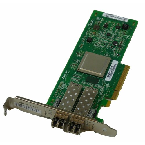 Сетевая карта Dell Qlogic QLE2562 Dual Port 8Gb FC PCIe TPXW4 0MFP5T 6T94G контроллер fibre channel qlogic qle2562 ck 1 шт