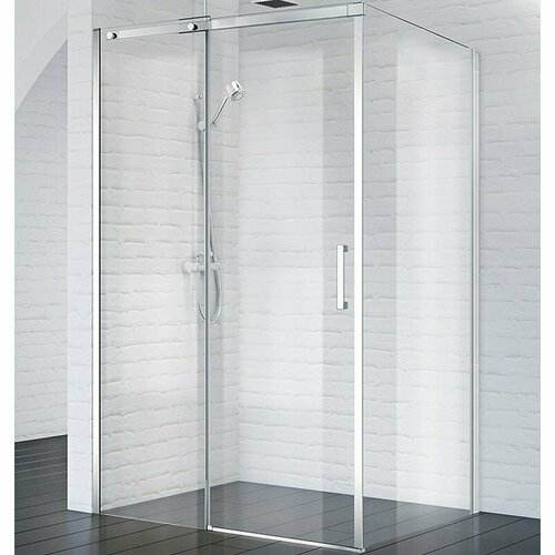 Душевой уголок BelBagno Acqua ACQUA-AH-1-150/90-C-Cr 150х90 см, профиль хром/стекло прозрачное