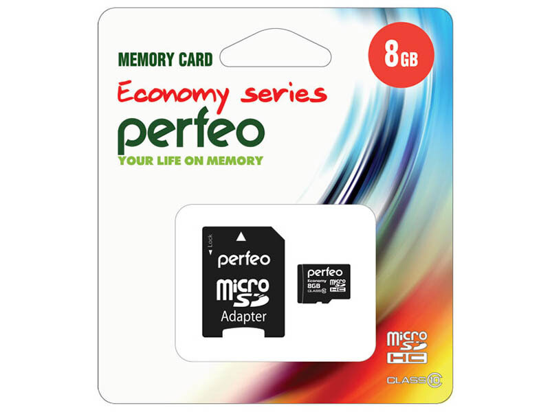 Карта памяти Perfeo microSD 8GB High-Capacity Class 10 economy series - фото №6