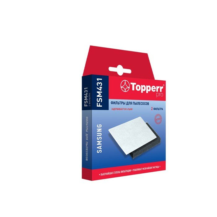 Комплект фильтров Topperr FSM 431 для пылесосов Samsung (комплект из 6 шт)