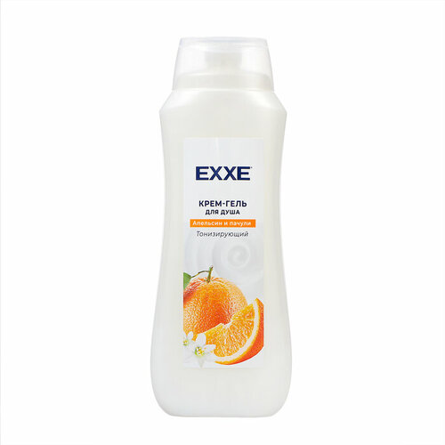 Крем-гель для душа EXXE тонизирующий, апельсин и пачули, 400 мл (комплект из 6 шт)