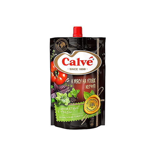 «Calve», кетчуп «К мясу на углях», 350 г, 2 штуки