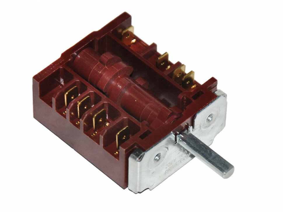 Переключатель режимов духовки электроплиты ЗВИ, Дарина (4+0, шток 23мм) ПМЭ-27-2359