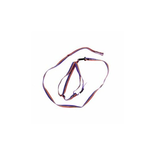 Томикс 0173 Комплект дкошек поводок радуга+шлейка однослойная капрон 1,3м*12мм
