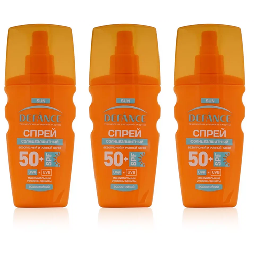 Defance Спрей солнцезащитный SPF 50 160 мл 3 шт 1901₽