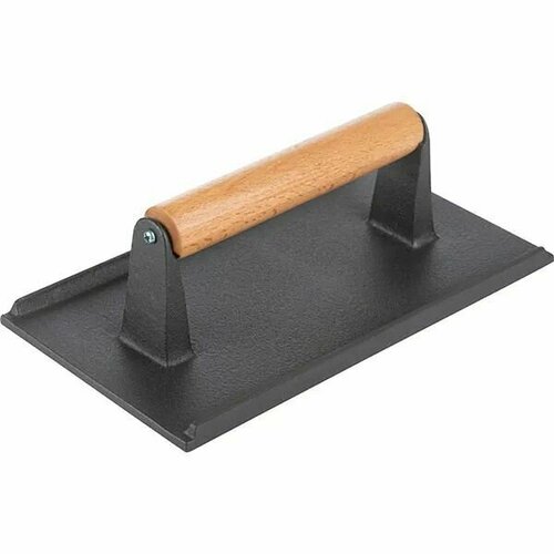 Пресс для гриля Эмбер Каст Мэтт чугун дерево L230 B130мм черный 1900₽