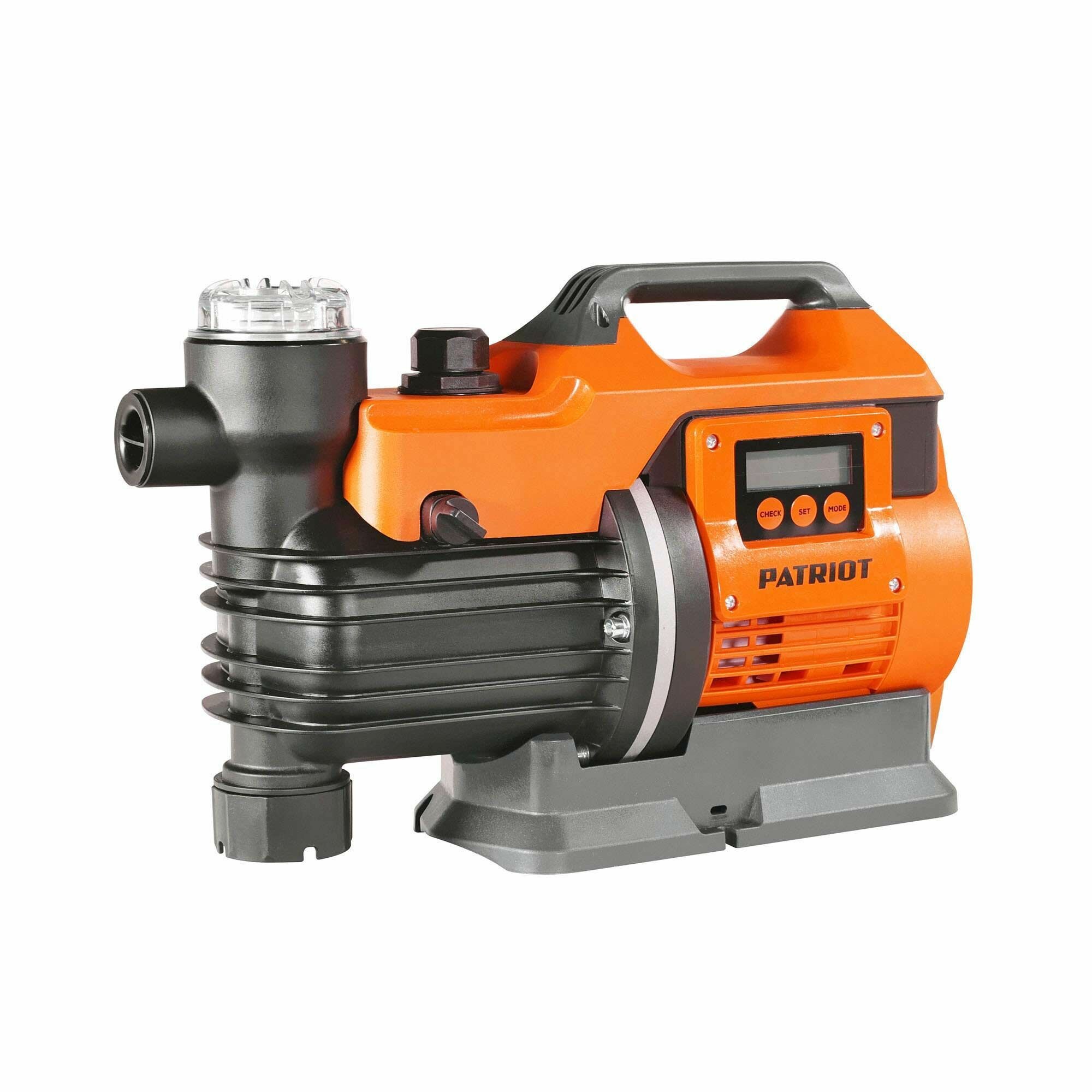 фото Насос автоматический PATRIOT R 1100 LCD, 1100 Вт, 42 м, эл. управление, дисплей