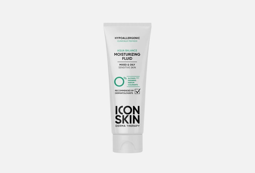 Увлажняющий гипоаллергенный флюид для лица ICON SKIN Aqua Balance Moisturizing Fluid