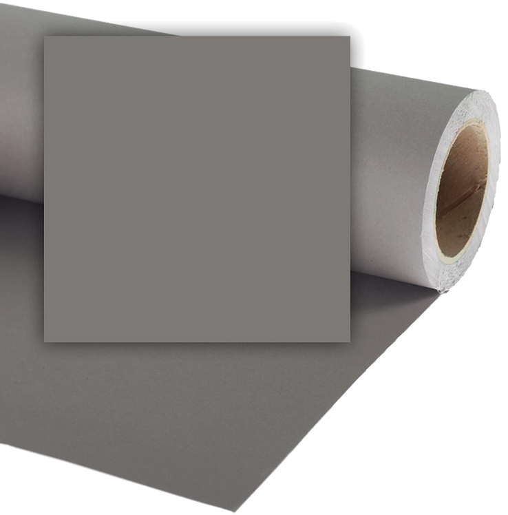 Фон бумажный Vibrantone 1,35х6м Strong Grey 06 темно-серый