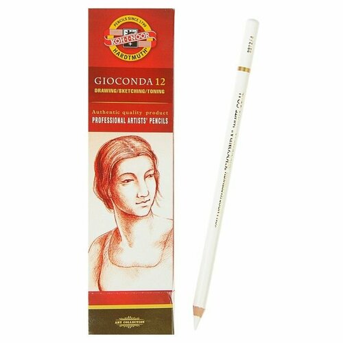 Уголь белый в карандаше 88124 12 шт 8184₽