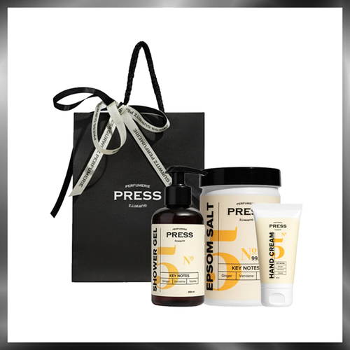Набор косметики для ухода за кожей Press Gurwitz Perfumerie Гель для душа 5 Английская соль 5 Крем для рук 5 3043₽