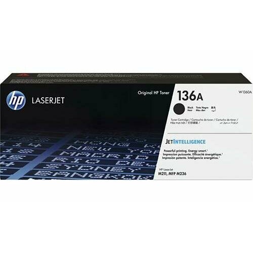 Картридж HP W1360A для HP LJ M211d/MFP M236 1150стр Черный