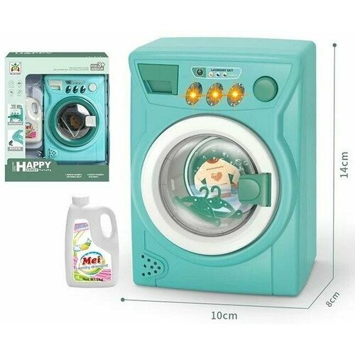 Игровая стиральная машина КНР Happy, на батарейках, свет, звук, в коробке ролевые игры happy baby стиральная машина laundry time