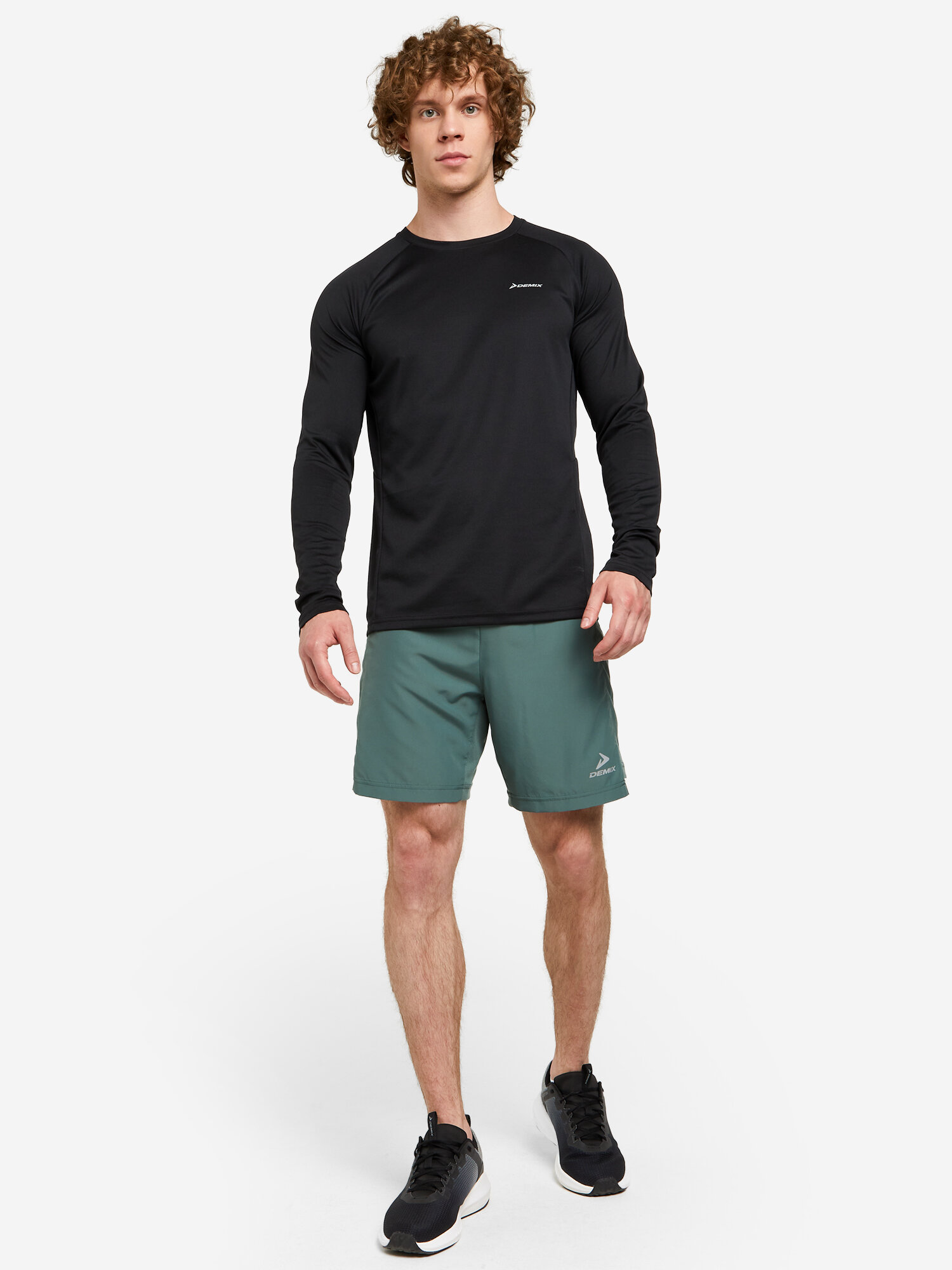 Шорты Demix M D Running Basic Shorts, размер 44-46, хаки — фото 1