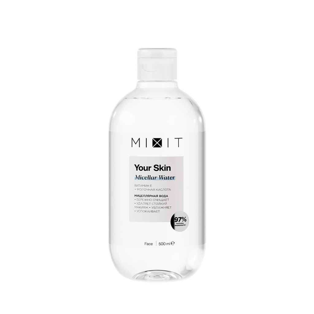 Mixit Your Skin Мицеллярная вода с вит Е Micellar Water 500 мл 1 шт