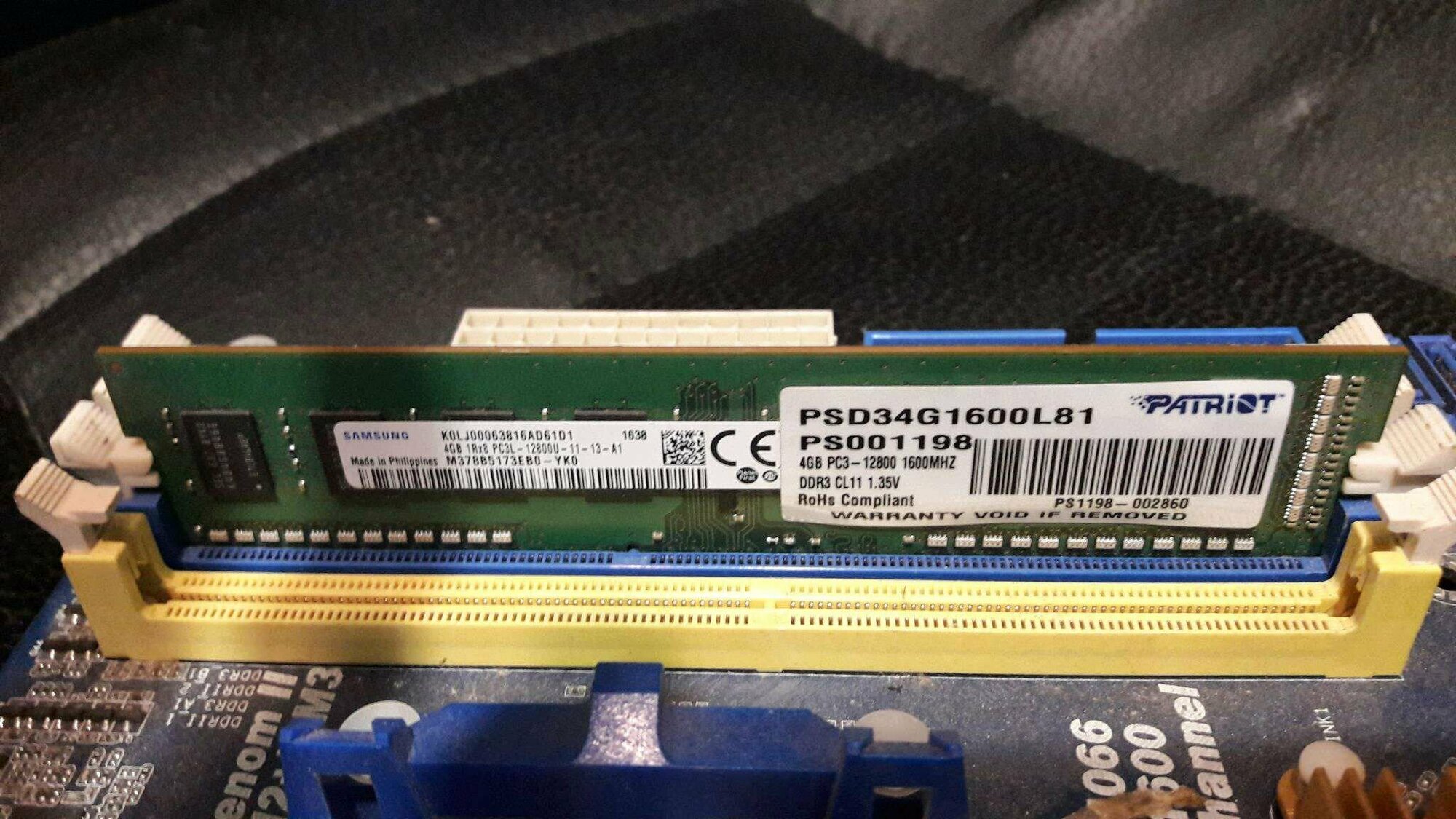 PATRIOT DDR3L PSD34G1600L81 4GB - фото №18