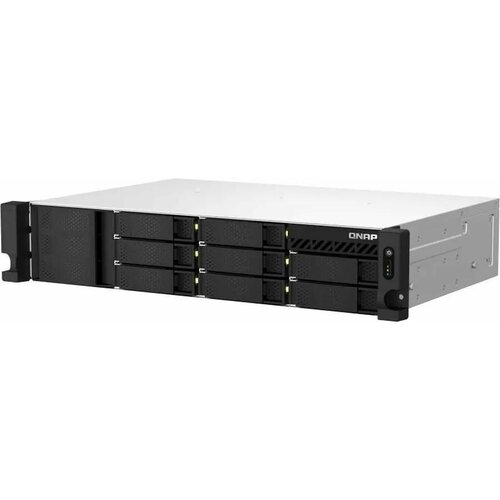 terramaster f5 221 tower nas dc 2 0ghz 2 5 2gb 6 jbod raid0 1 10 5 6 up to 5 hs sata 3 5 or 2 5 2xusb3 0 hdmi 2x1gbe rj 45 iscsi 1xps 1yw Сетевое хранилище NAS Qnap Original TS-864EU-RP-8G 8-bay стоечный Celeron N5095