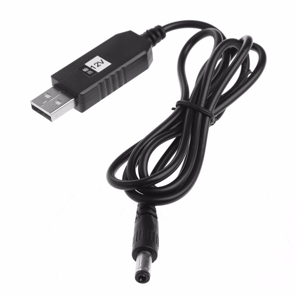 Конвертер USB 5V на 12V/1000mА(5.5 x 2.1) для подключения устройств с питанием 12V к устройствам с выходом USB или внешнего аккумулятора (powerbank)