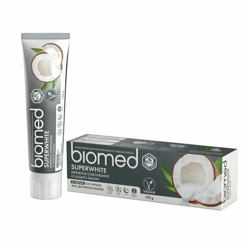 зубная паста biomed aroma fresh complete care 100г Набор из 3 штук Зубная паста BIOMED 100г Супервайт