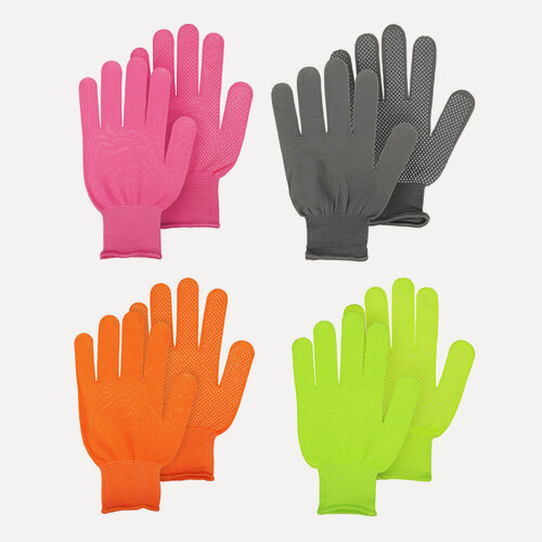 Изображение товара Перчатки INBLOOM нейлоновые с ПВХ покрытием, 8 размер зелёный