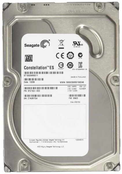 Жесткий диск Seagate ST1000NM0011 1Tb SATAIII 3,5" HDD