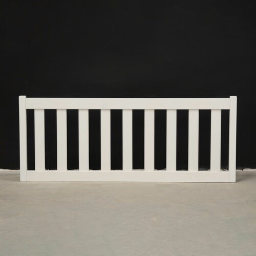 Изображение товара Бортики в кроватку, 100х3х40, Буфалина, от падения, защитные, 1 шт, из массива дерева, белый, Dipriz