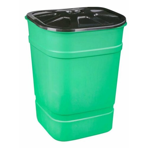 Бочка-бак 300л для полива сбора дождевой воды компоста с крышкой 8760₽