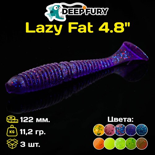 Силиконовая приманка Deep Fury Lazy Fat 4.8