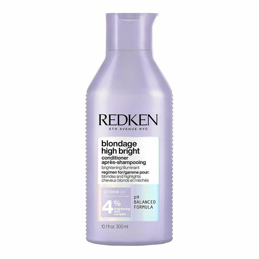 Redken Кондиционер для сияния и яркости осветленных волос Blondage High Bright, 300 мл