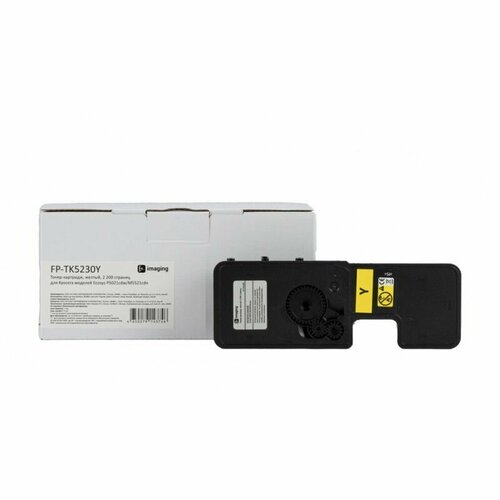 Тонер-картридж F+ imaging TK-5230Y желтый, для Kyocera картридж ds tk 5230y желтый