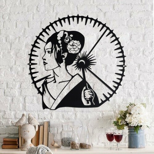 Панно Девушка черная 413х394см 2230₽