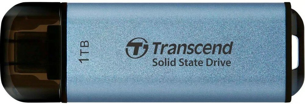 Внешний жесткий диск 1TB Transcend ESD300 TS1TESD300C голубой USB-C - фото №9