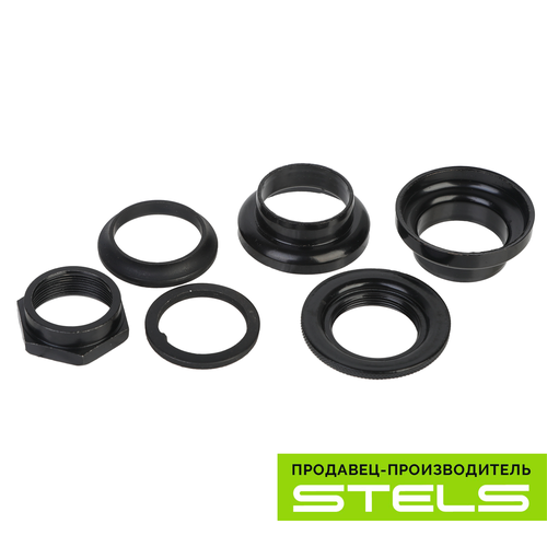 Детали рулевой колонки для велосипеда 1 резьбовая VP-H733 VP стальная чёрная стопорная шайба VELOSALE 668₽