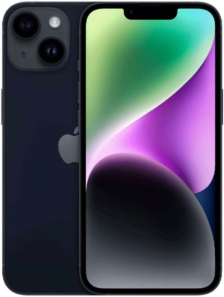 Смартфон Apple iPhone 14 128 ГБ, Dual nano SIM, тёмная ночь