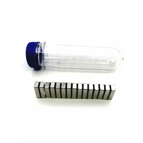 Неодимовые магниты 25х10х6 мм, прямоугольники, 15 шт