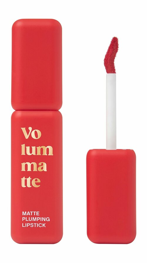 VIVIENNE SABO Жидкая помада для губ устойчивая матовая с плампингом Volummatte, 5 мл, 08 Красный